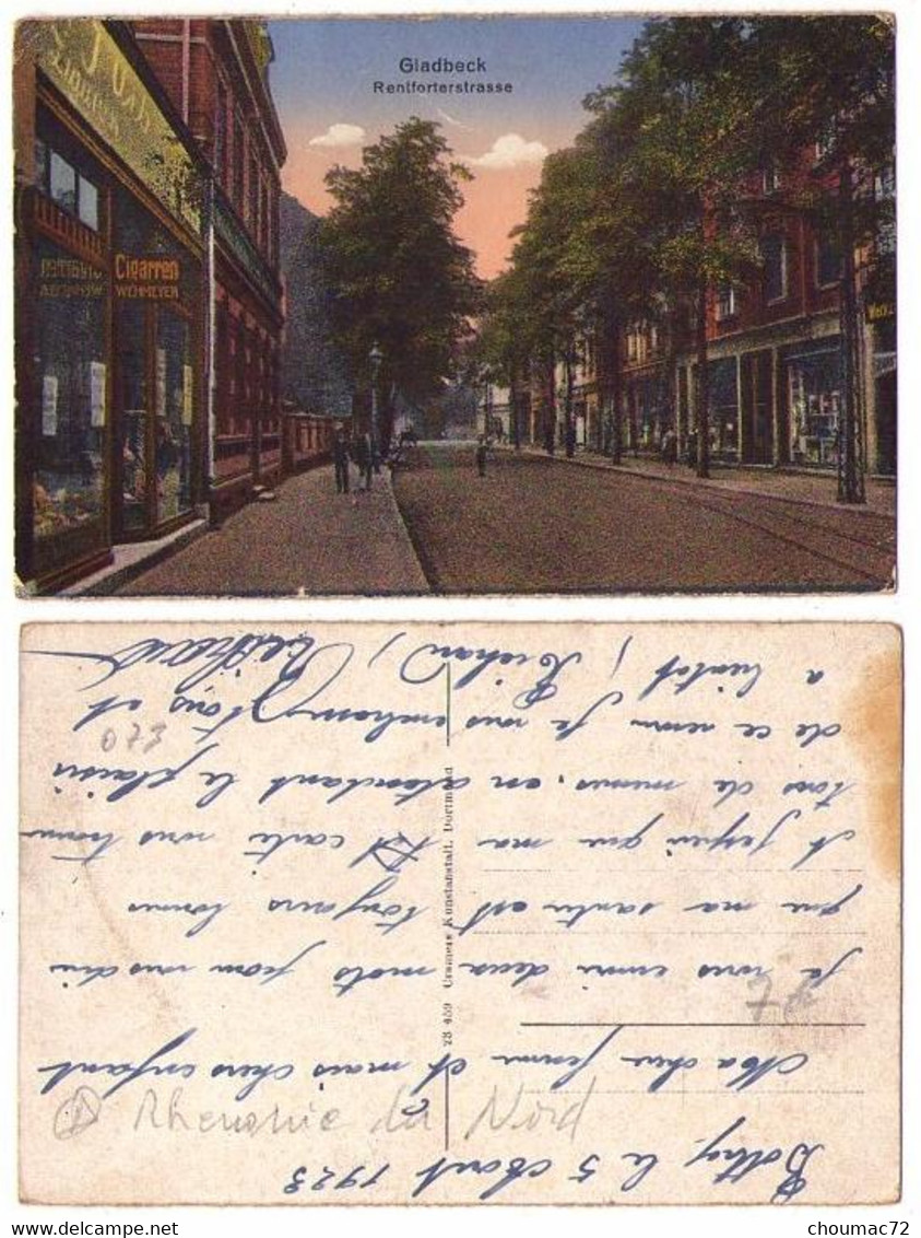 (Rhénanie Du Nord Westphalie) 073, Gladbeck, Rentforterstrasse, D'un Carnet - Olbernhau