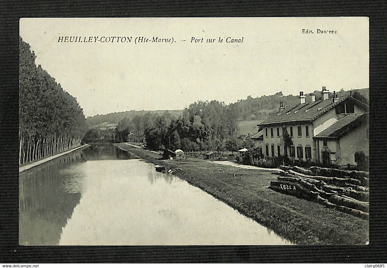 52 - HEUILLEY-COTTON - Port Sur Le Canal - RARE - Otros & Sin Clasificación