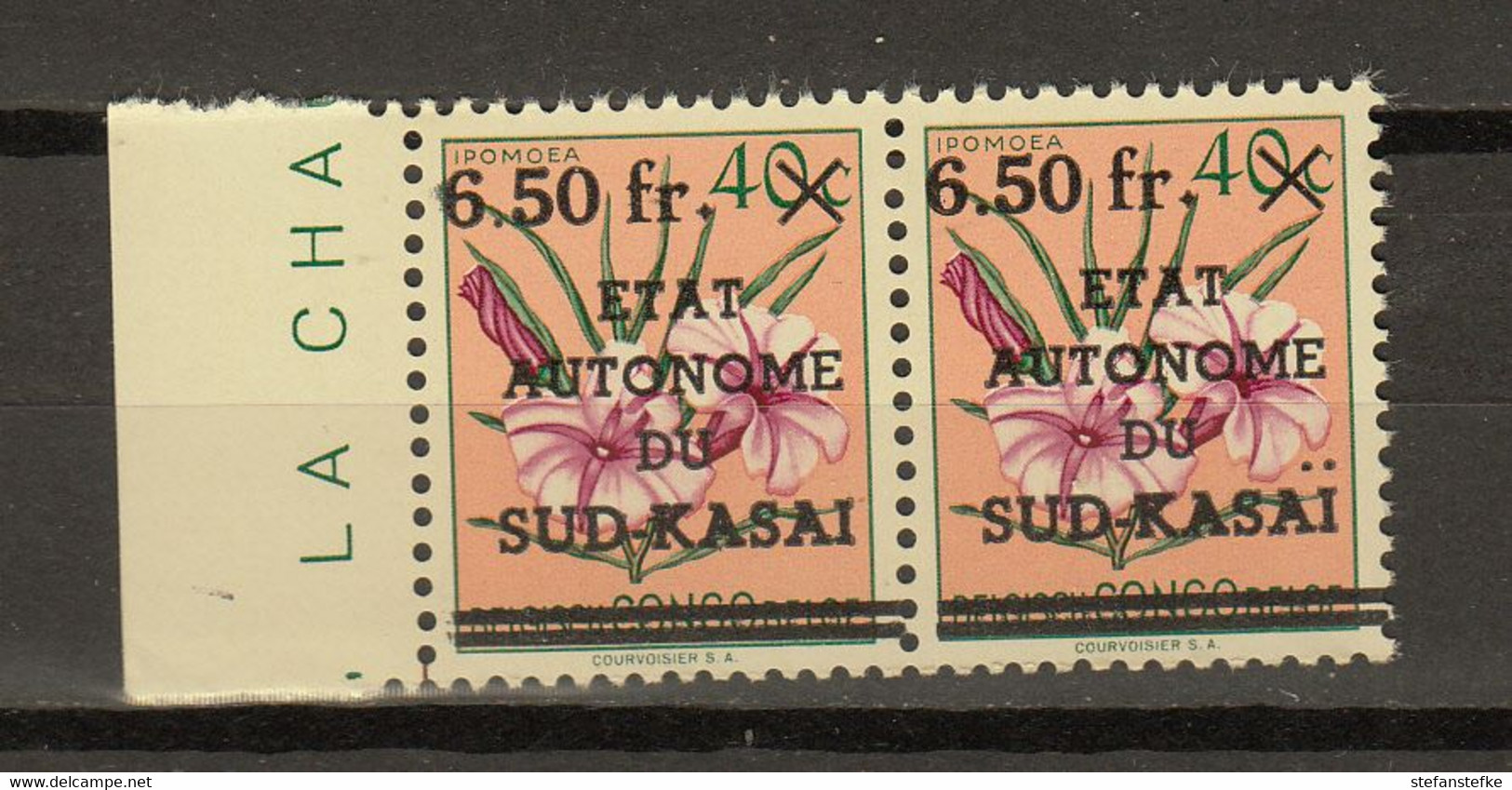 Zuid-Kasai Ocb Nr :  11 - V ** MNH  (zie  Scan)  Sans Point  Sur Le I - South-Kasaï