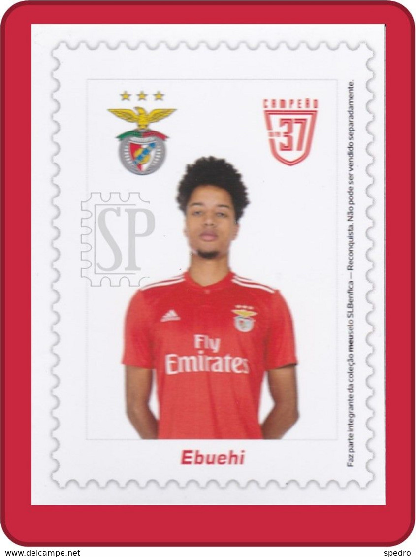 Portugal 2019 Benfica 37.º Campeão Tyronne Ebuehi Iman Magnet Football Champion Nigéria Venezia Football Club - Personajes