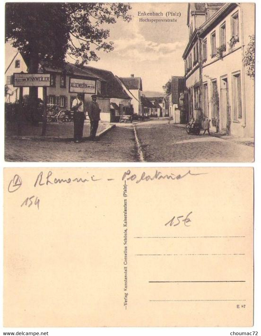(Rhénanie Palatinat) 154, Enkenbach (Platz) Hochspeyerstrasse - Enkenbach-Alsenborn