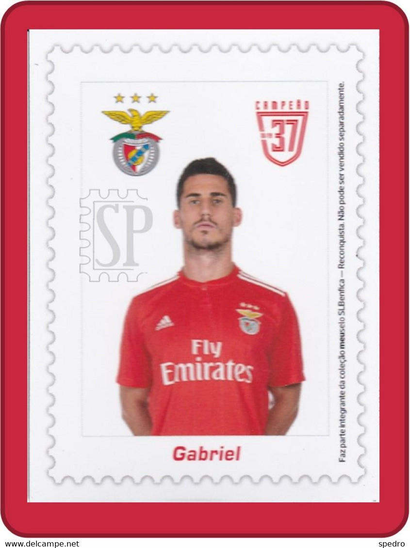 Portugal 2019 Benfica 37.º Campeão Gabriel Appelt Pires Iman Magnet Football Champion Brasil - Characters