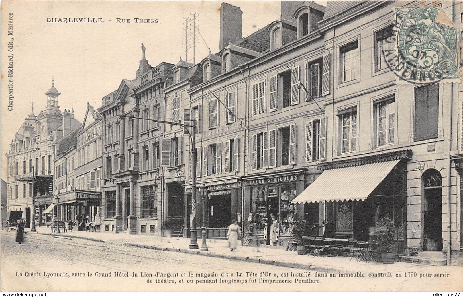 08-CHARLEVILLE- RUE THIERS - Charleville
