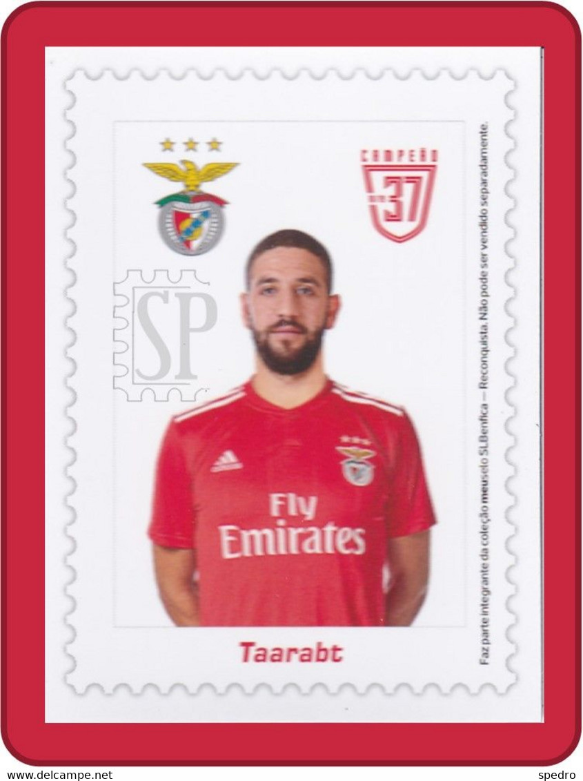 Portugal 2019 Benfica 37.º Campeão Adel Taarabt Iman Magnet Football Champion Marrocos - Personajes