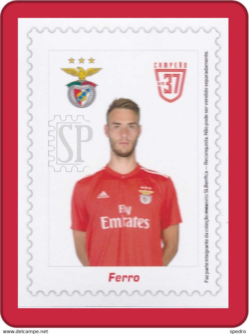 Portugal 2019 Benfica 37.º Campeão Francisco Reis Ferreira Iman Magnet Football Champion Ferro - Personen