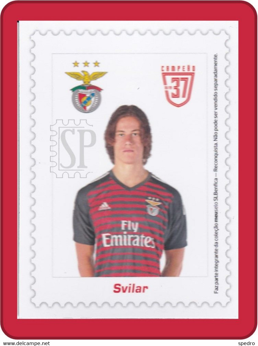 Portugal 2019 Benfica 37.º Campeão Mile Svilar Iman Magnet Football Champion Sérvia - Personnages