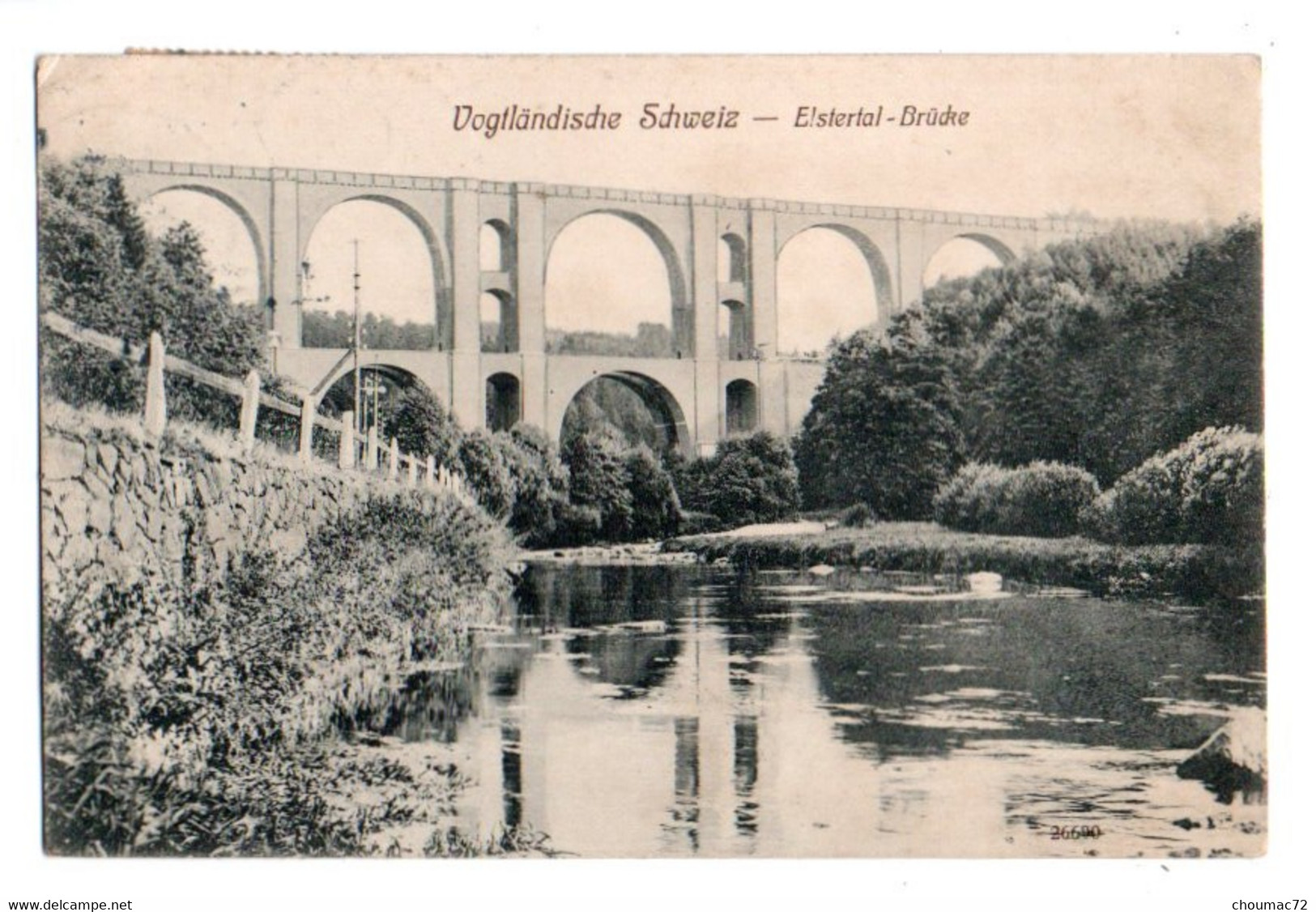 (Saxe) 077, Vogländische Schweiz, Elstertal Brücke - Vogtland