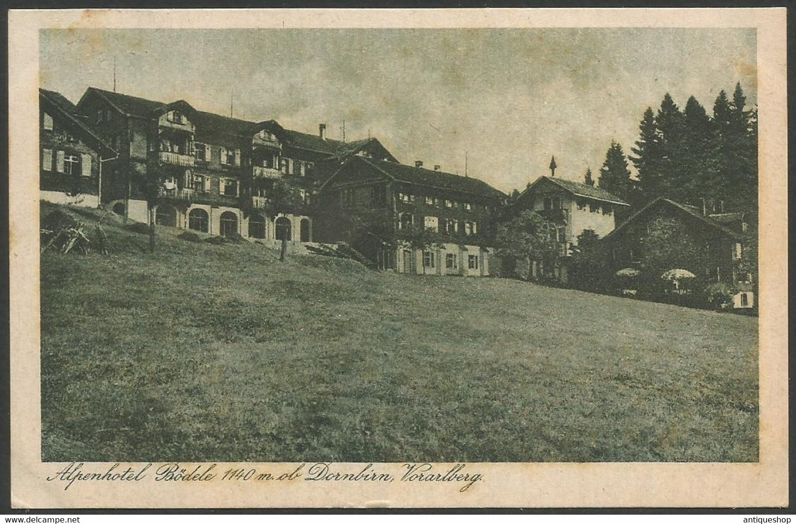 Austria-----Dornbirn (Alpenhotel Bodele)-----old Postcard - Dornbirn