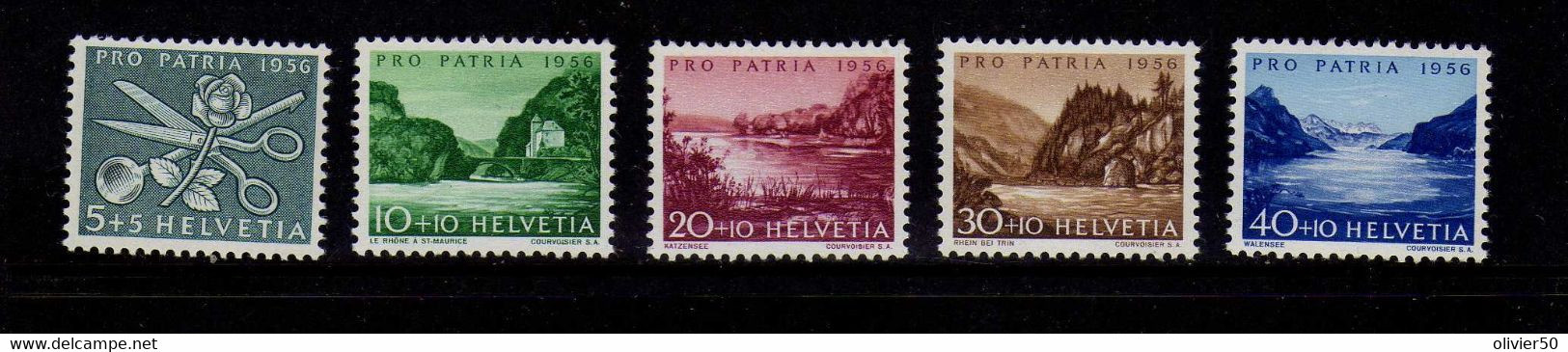 Suisse(1956) -  Pro-Patria - Paysages - Neufs** - MNH - Other & Unclassified