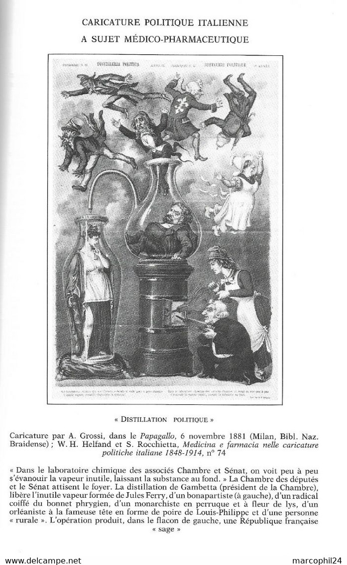 REVUE D'HISTOIRE De La PHARMACIE - N° 260, T XXXI, 1984 = Henri MOISSAN + ALCHIMIE + CARICATURES POLITIQUES ITALIENNES - Medicina & Salute