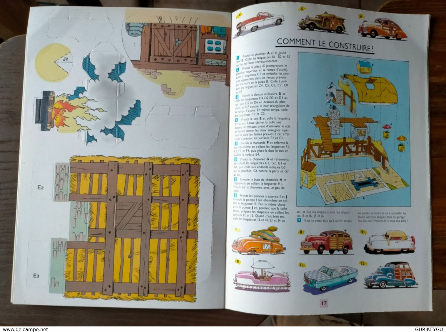 RARE Livre SCHTROUMPF N° 4 Supplément Un Garage A Construire EO 1990 NEUF PEYO OUPPY Et Les Schtroumpfs - Schtroumpfs, Les - Los Pitufos