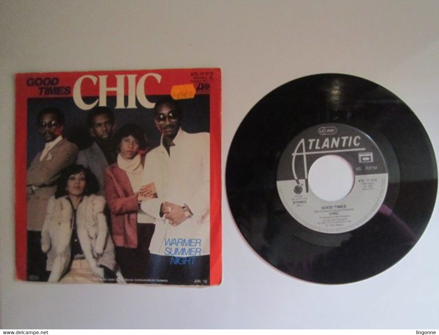 1979 Vinyle 45 Tours Chic – Good Times  - A Warm Summer Night - Soul - R&B