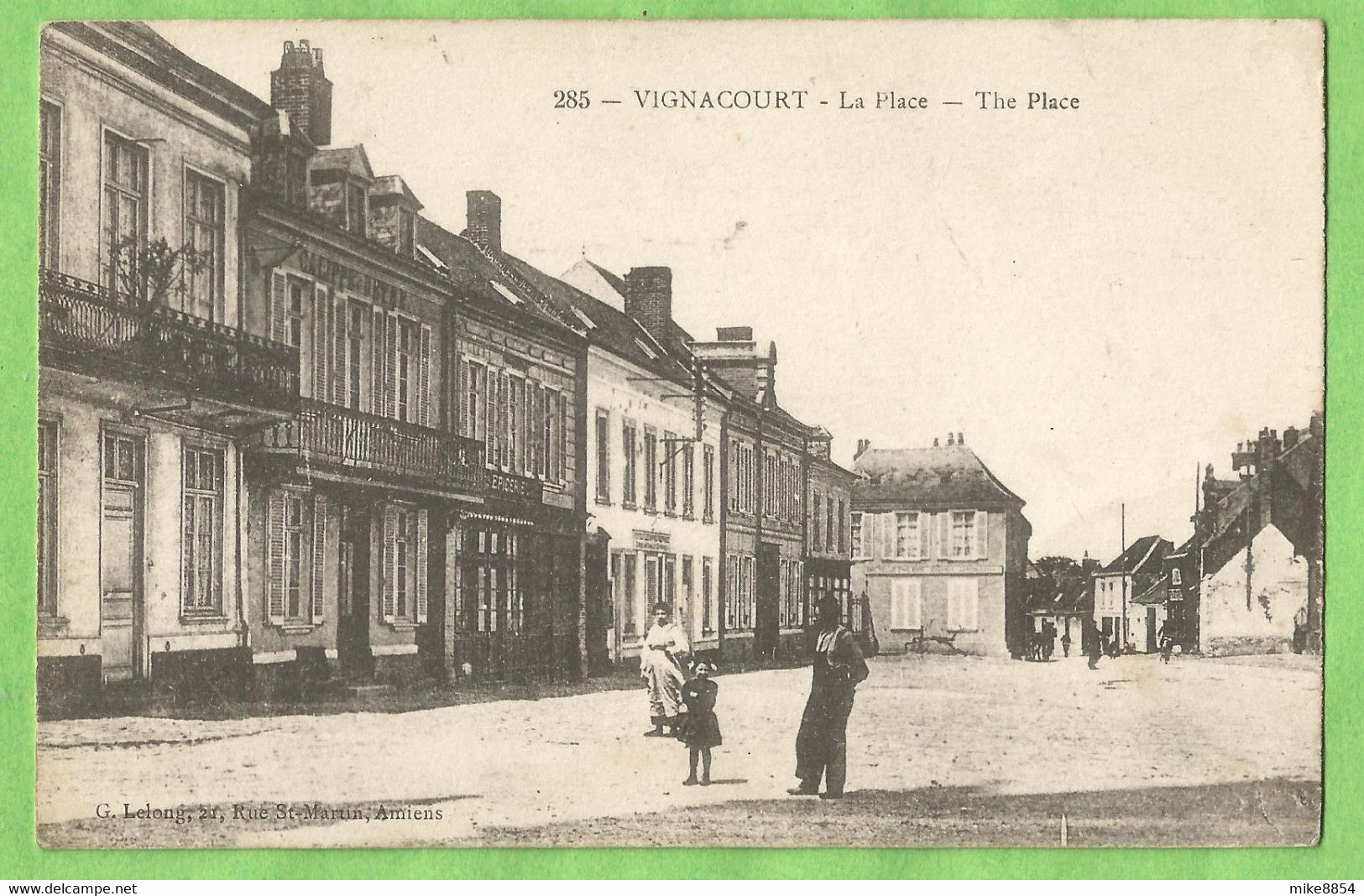 F0966  CPA  VIGNACOURT   (Somme) La Place - The Place  ++++++++++++++++ - Vignacourt