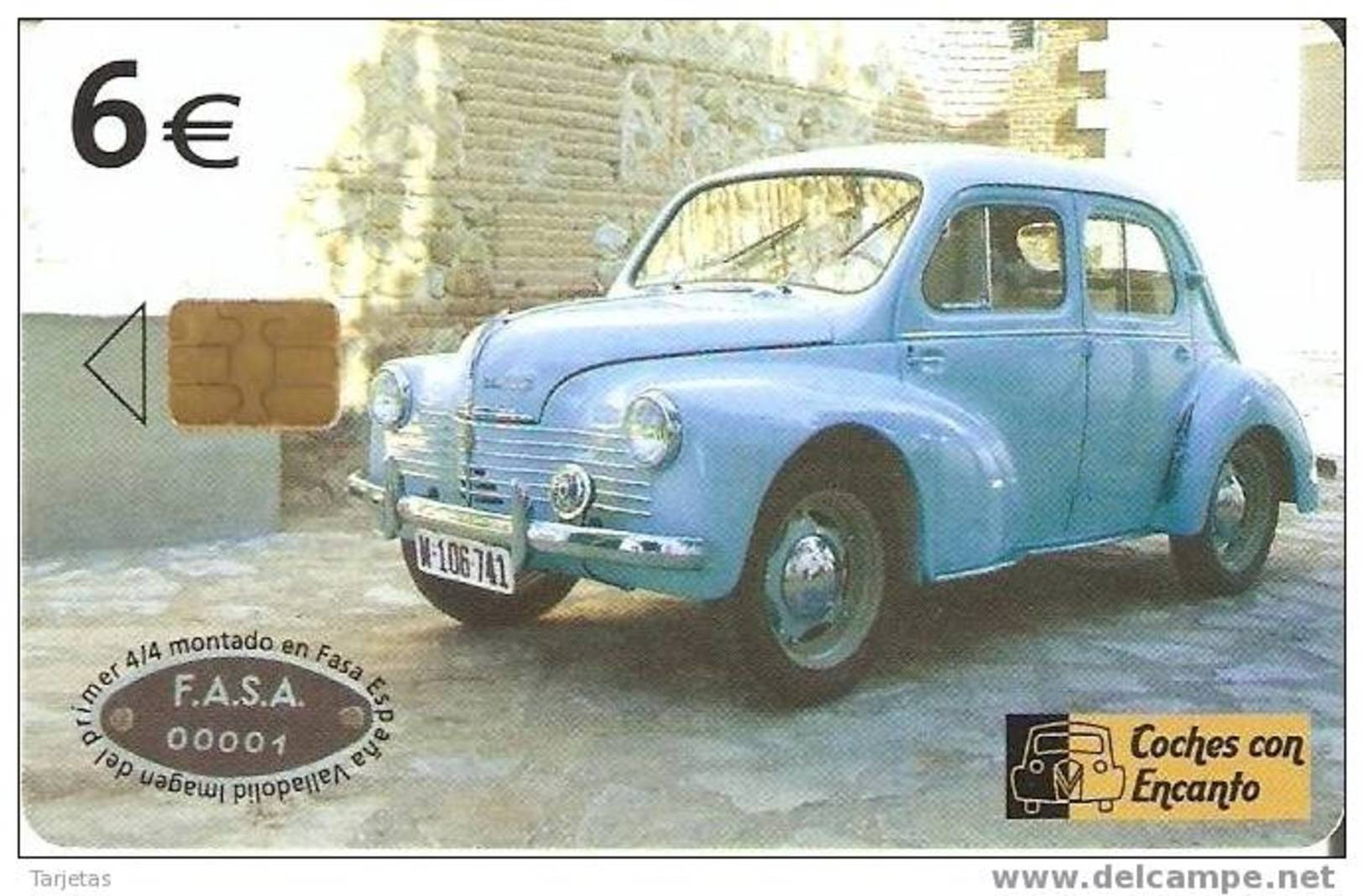 TARJETA COCHE RENAULT 4/4 DEL 11/03 Y TIRADA 501200 (CAR) - Automobili