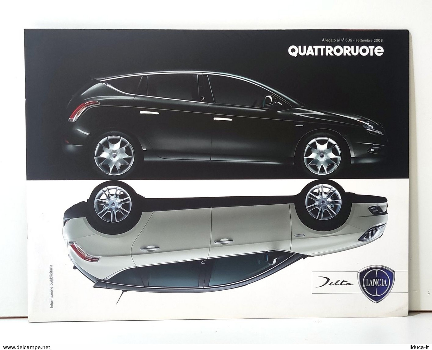 29792 QUATTRORUOTE - Allegato N. 635 2008 - BROCHURE LANCIA DELTA - Voitures