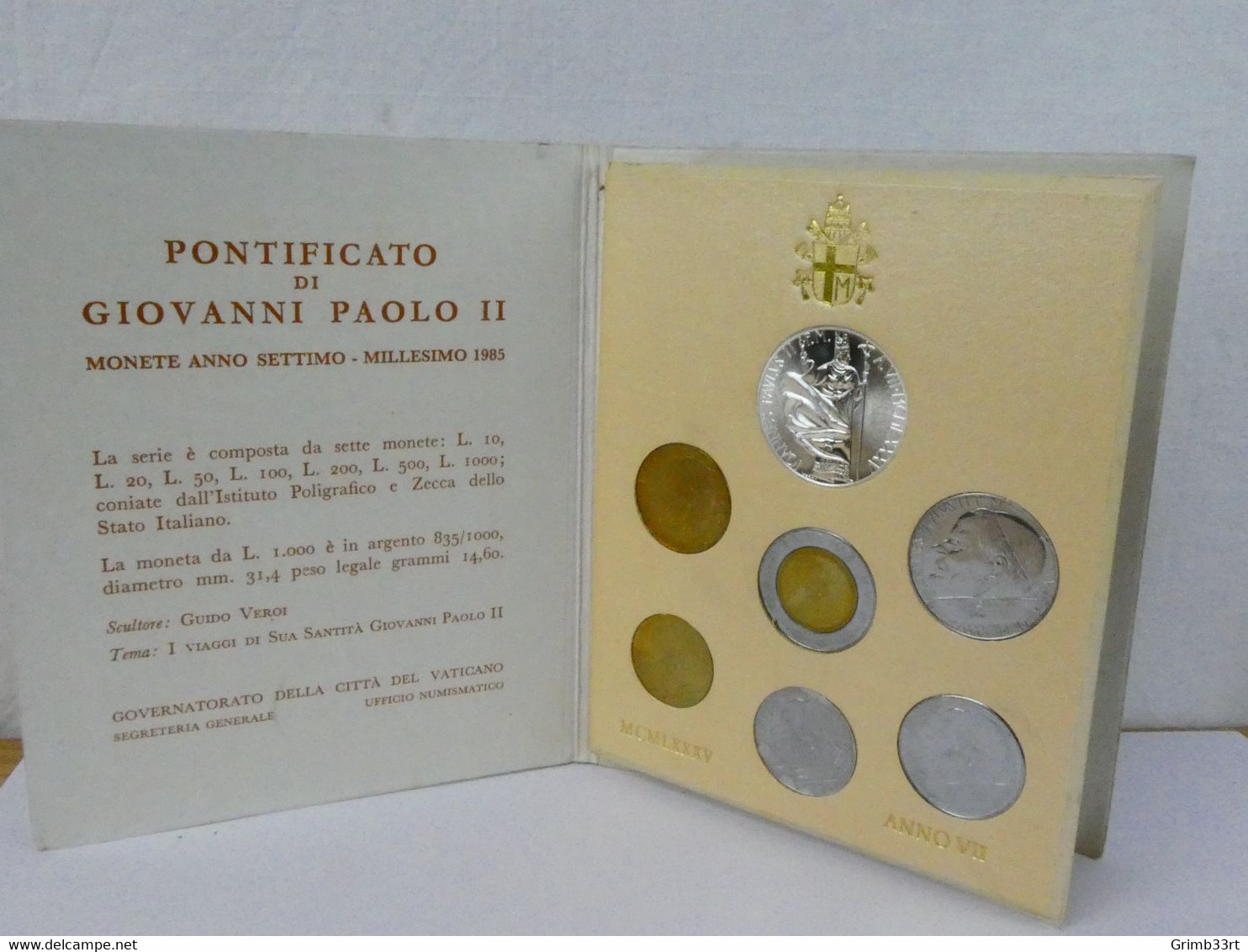 Vatican - Serie 1985 Joannes Paulus II - Anno VII - Vaticaanstad