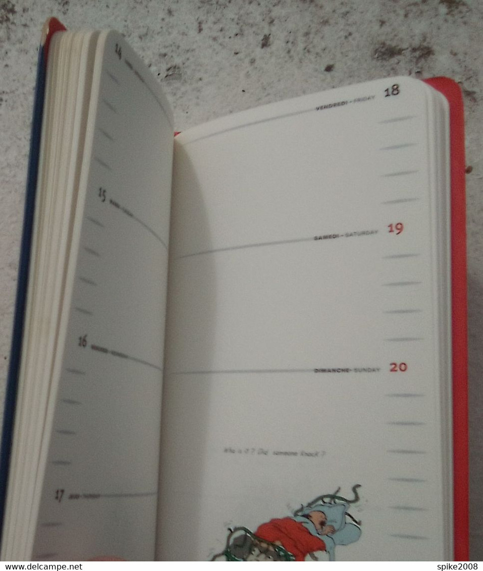 Collector TINTIN AGENDA 2000 Lune HERGE - Agenda & Kalender