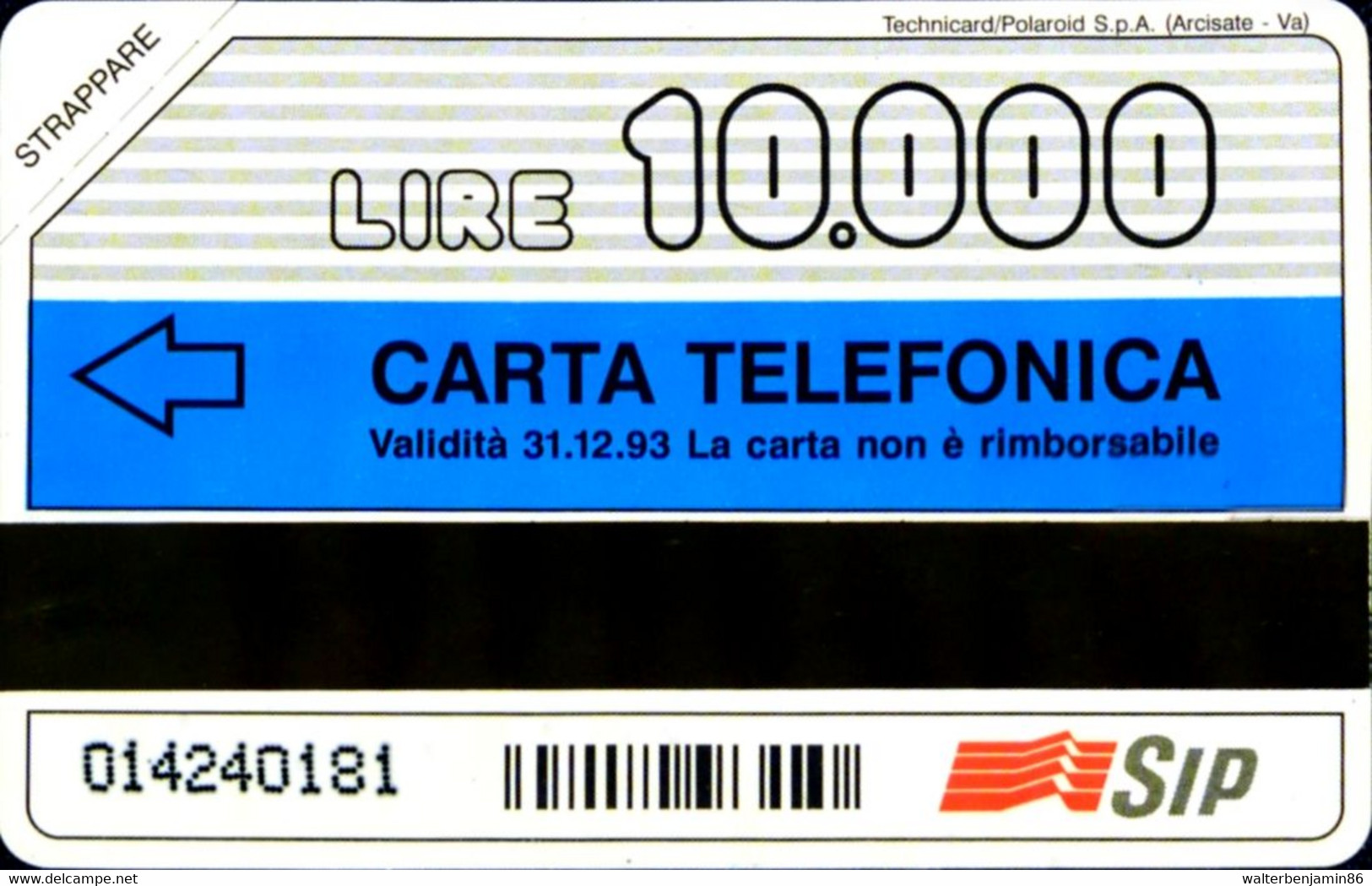 G 196 C&C 2253 SCHEDA TELEFONICA NUOVA MAGNETIZZATA PIERO DELLA FRANCESCA TEP - Pubbliche Speciali O Commemorative