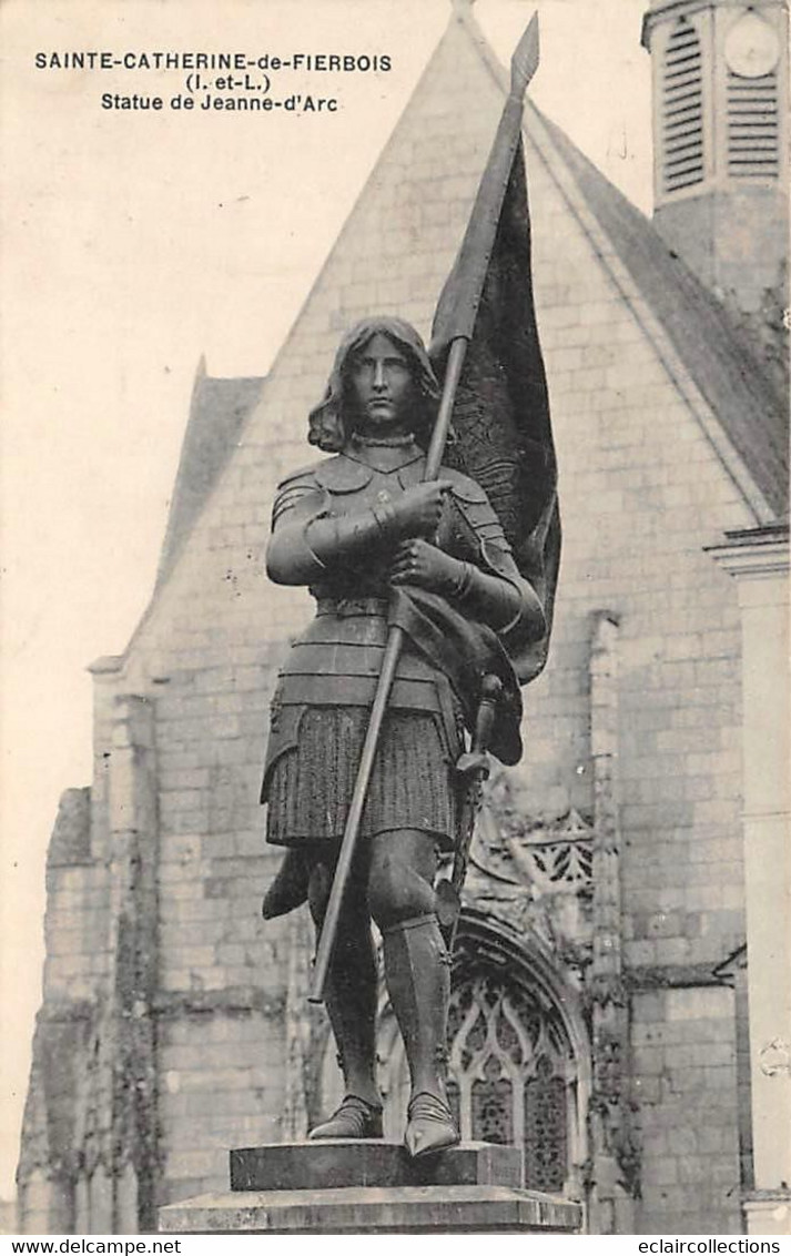 Sainte-Catherine-de-Fierbois      37         Statue De Jeanne D'Arc       (voir Scan) - Other & Unclassified