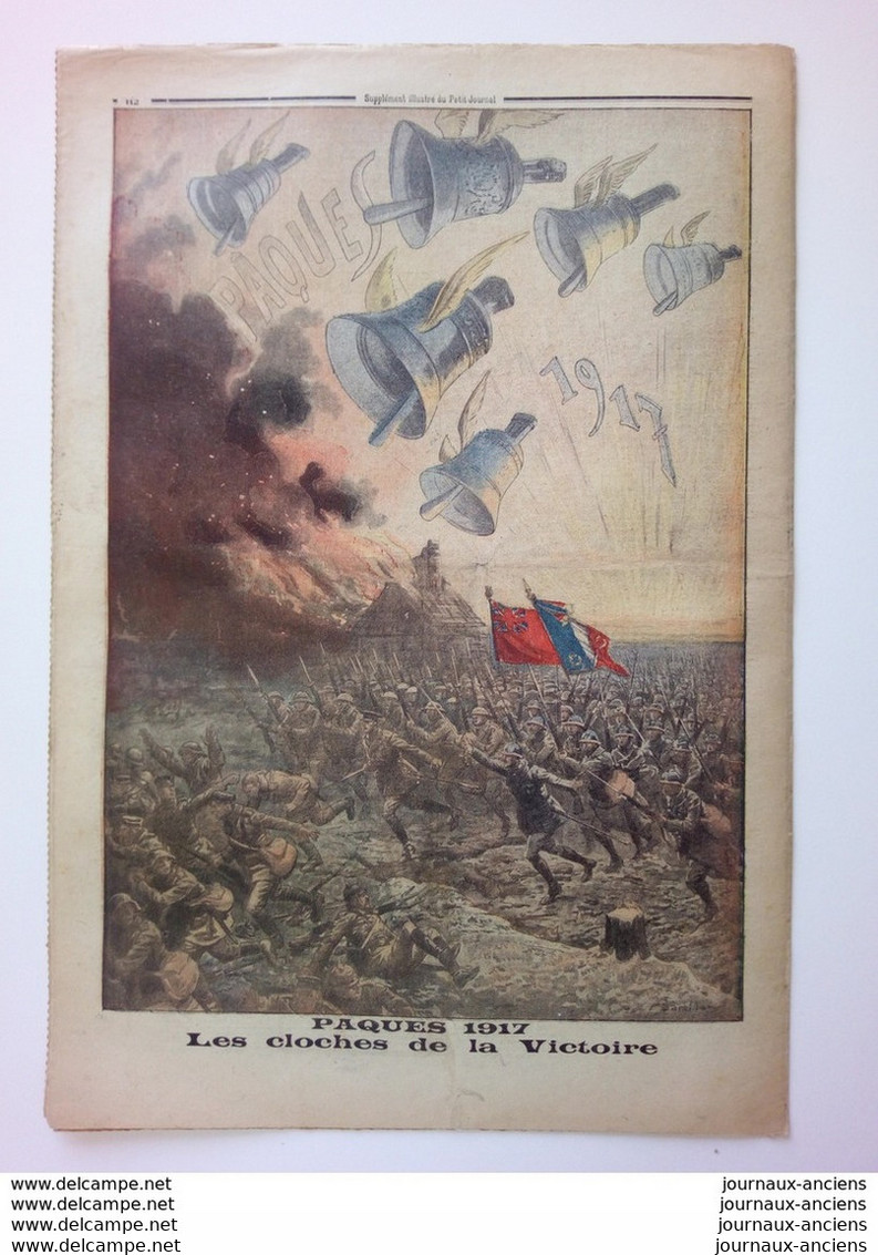 1917 - WW1 - LE GÉNÉRAL BELIN - PAQUES 1917 LES CLOCHES DE LA VICTOIRE - LE PETIT JOURNAL - Zeitungen - Vor 1800