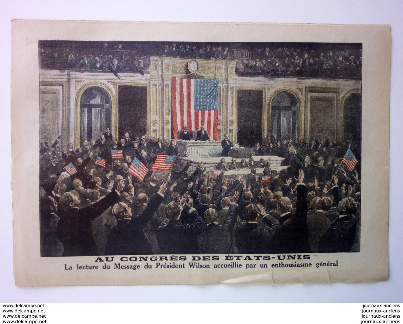 1917 - WW1 - LE GÉNÉRAL ROUSSKY DES ARMÉES RUSSE - CONGRÉS DES ETATS UNIS - LE PETIT JOURNAL - Periódicos - Antes 1800