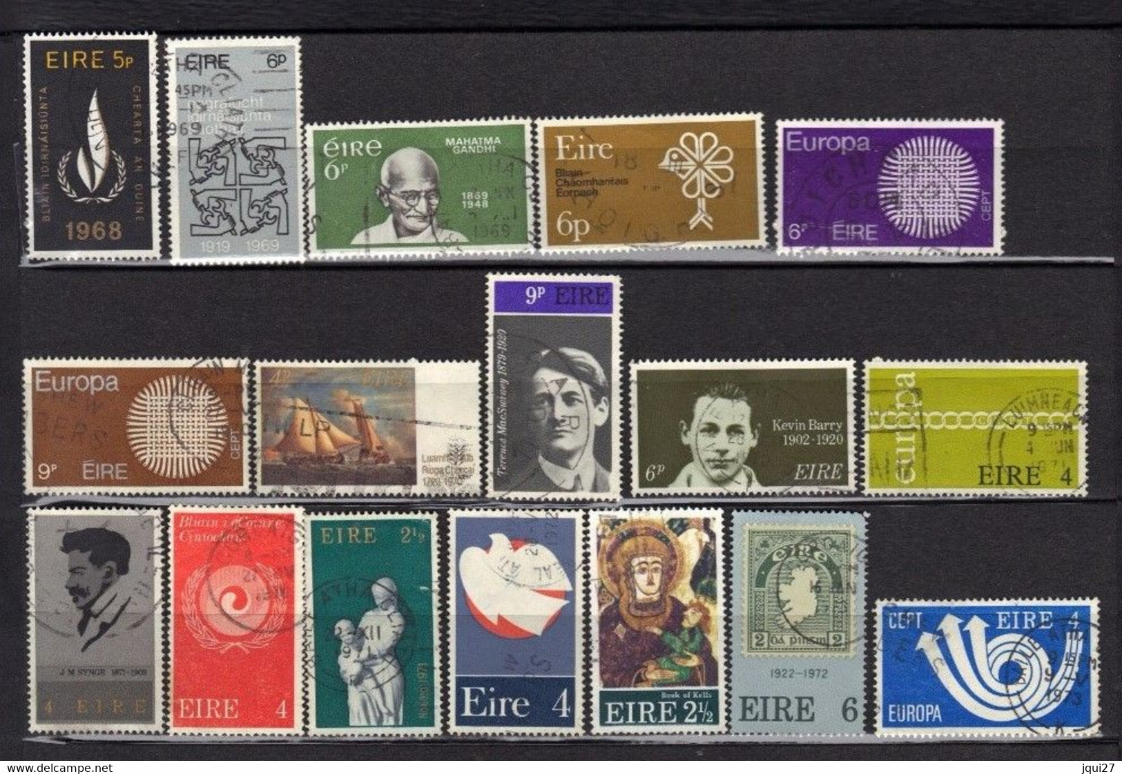 Irlande 50 Timbres Années 1957 - 1973 à Moins De 20% De La Cote. Voir Description Complète - Collections, Lots & Séries