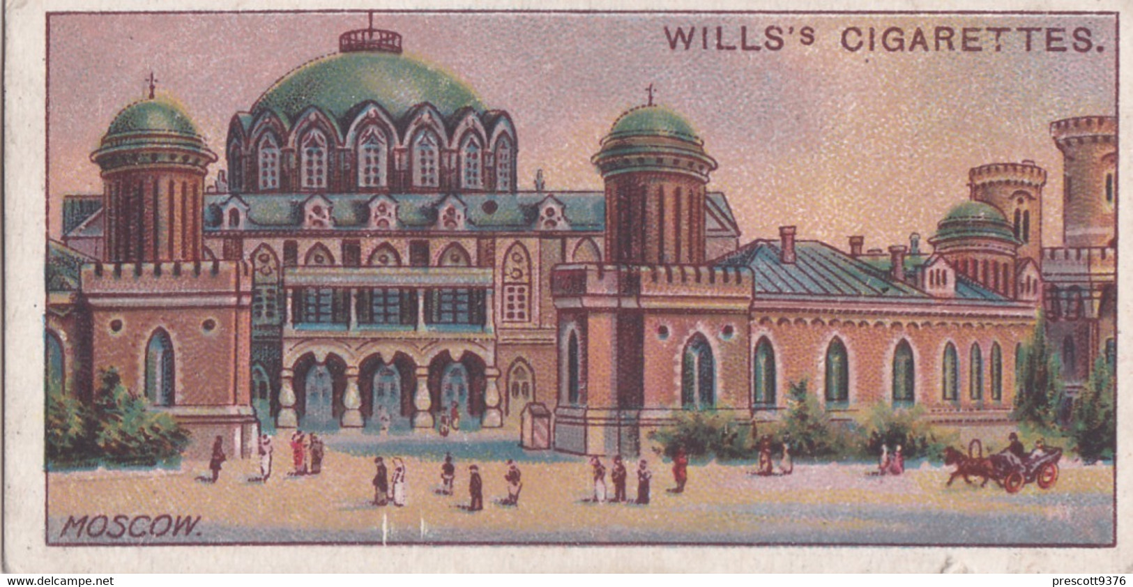 15 Petrovsky Palace, Moscow    - Gems Of Russian Architecture 1917 -  Wills Cigarette Card - Original - Wills