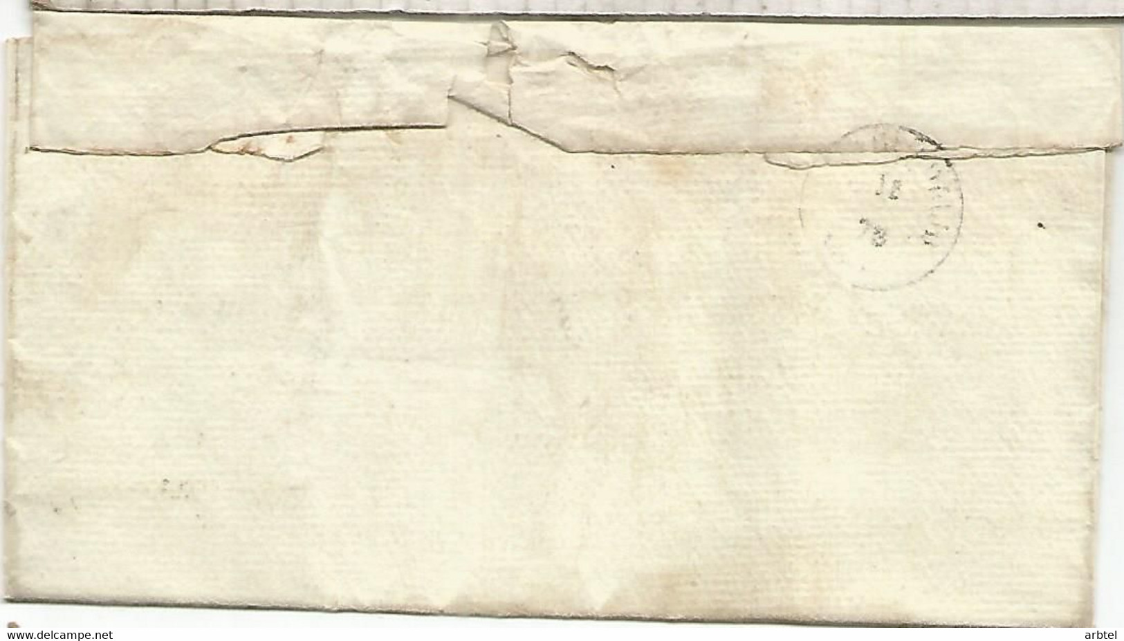 ENVUELTA CON MAT AMBULANTE NORTE A VALLADOLID 1873 - Cartas & Documentos
