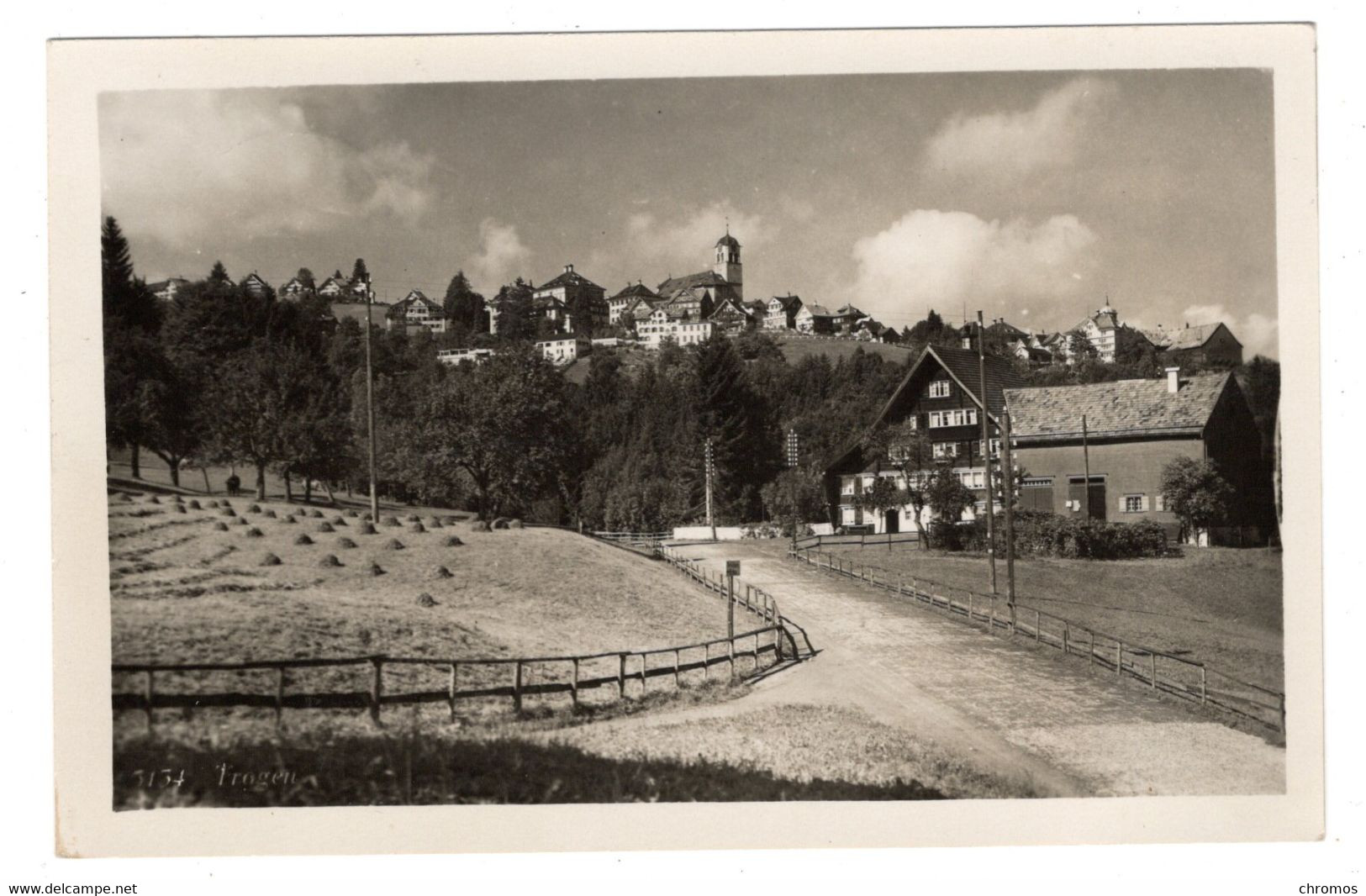 Seltene Privat (?) Ansichtskarte, Trogen, Unikat (?), Appenzell Ausserrhoden (AR) - Trogen