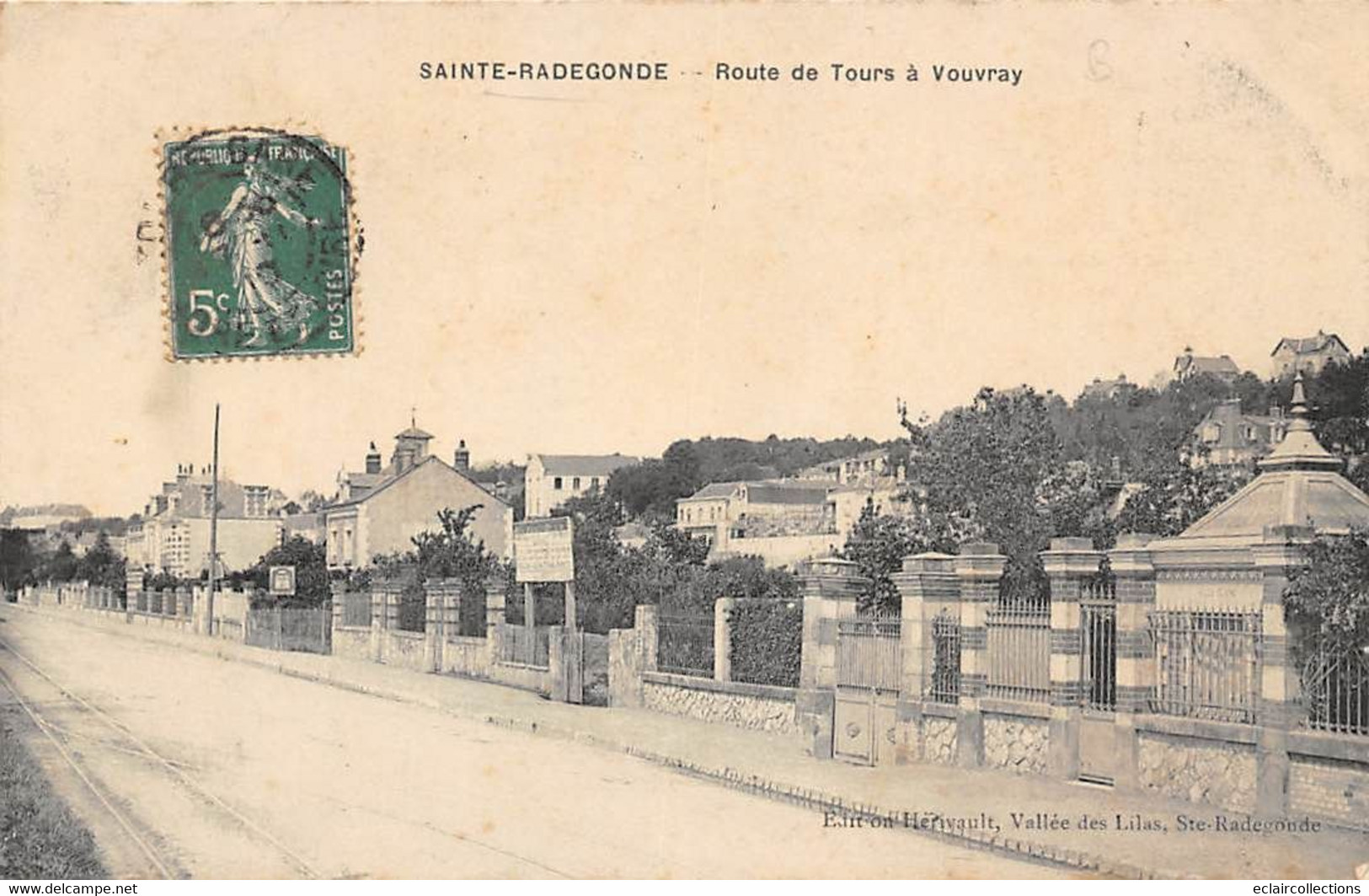 Sainte Radegonde En Touraine      37        Route De Tours à Vouvray        (voir Scan) - Otros & Sin Clasificación