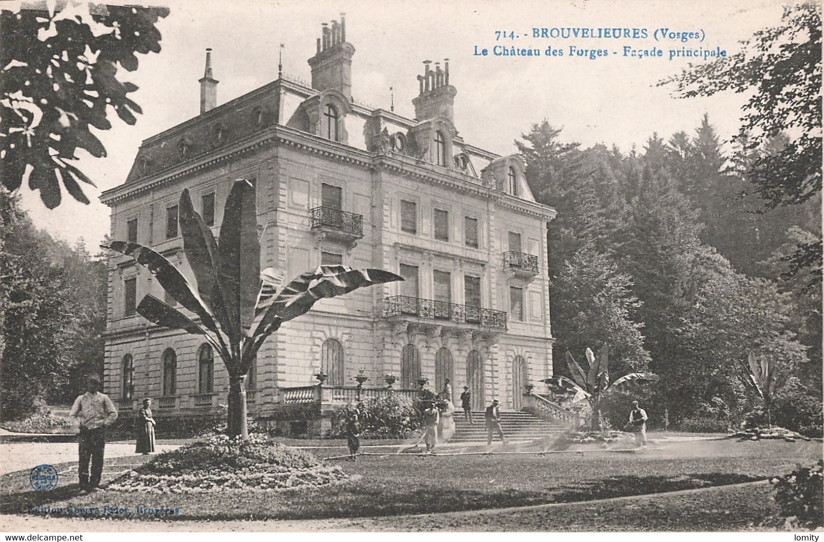 88 Brouvelieures Le Chateau Des Forges Façade Principale - Brouvelieures