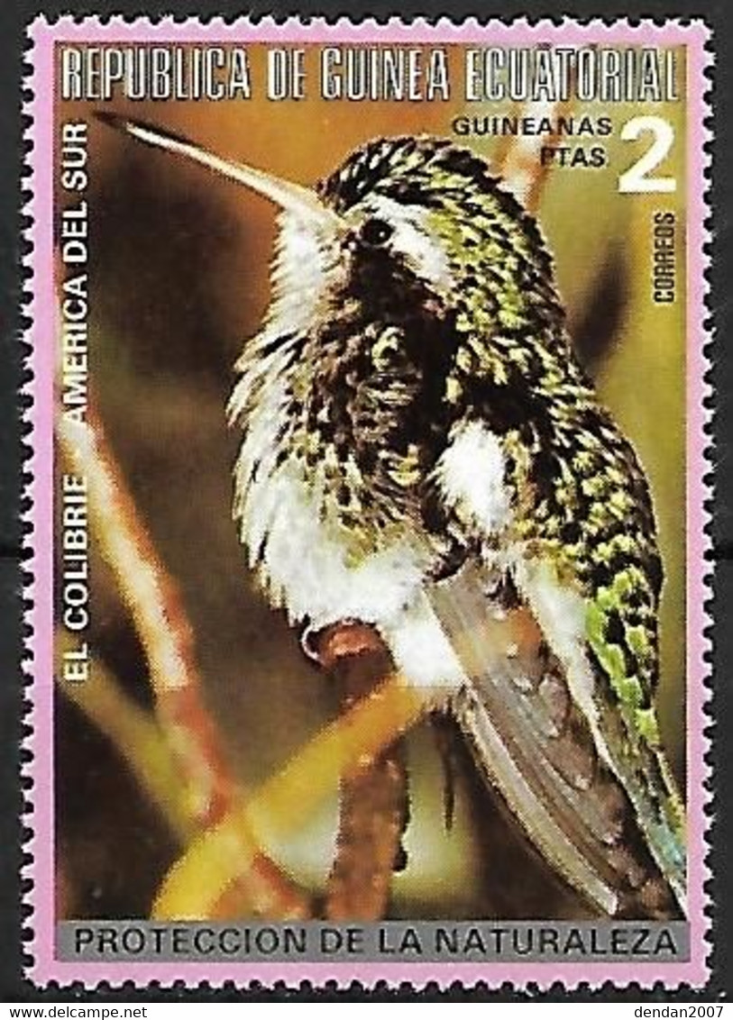 Equatorial Guinea - MNH ** 1976 : Cuban Emerald - Ricordia Ricordii - Hummingbirds