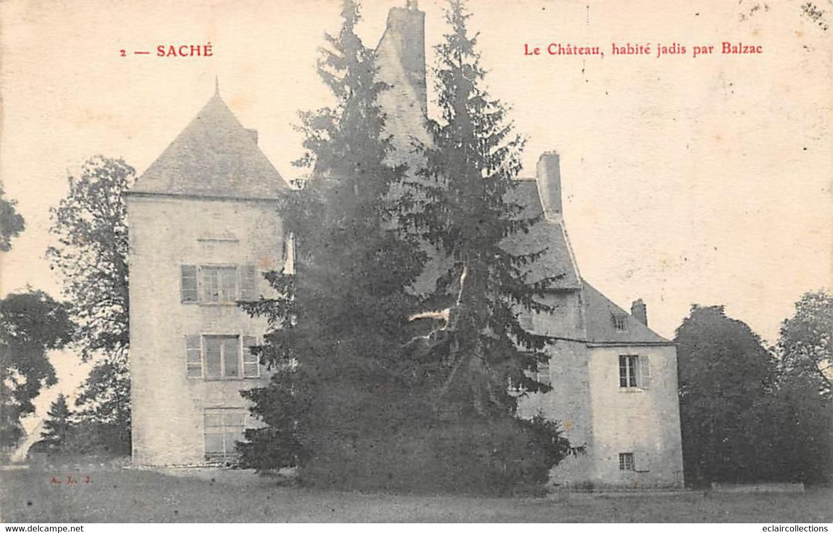 Saché        37         Le Château, Habité Jadis Par Balzac                (voir Scan) - Sonstige & Ohne Zuordnung
