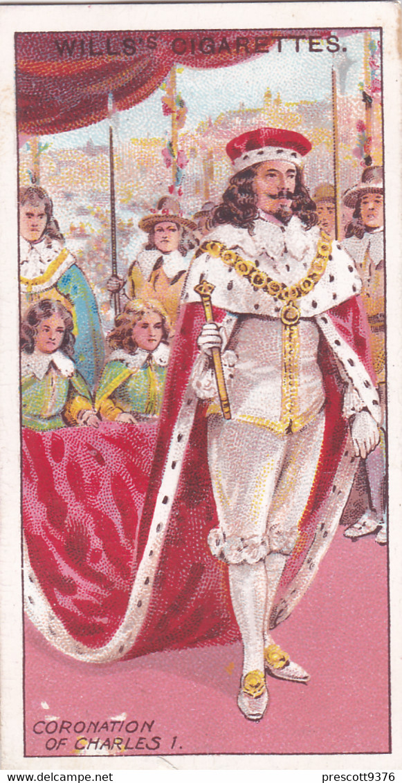 20 Charles I Coronation  - The Coronation Series 1911 -  Wills Cigarette Card - - Royalty - Wills