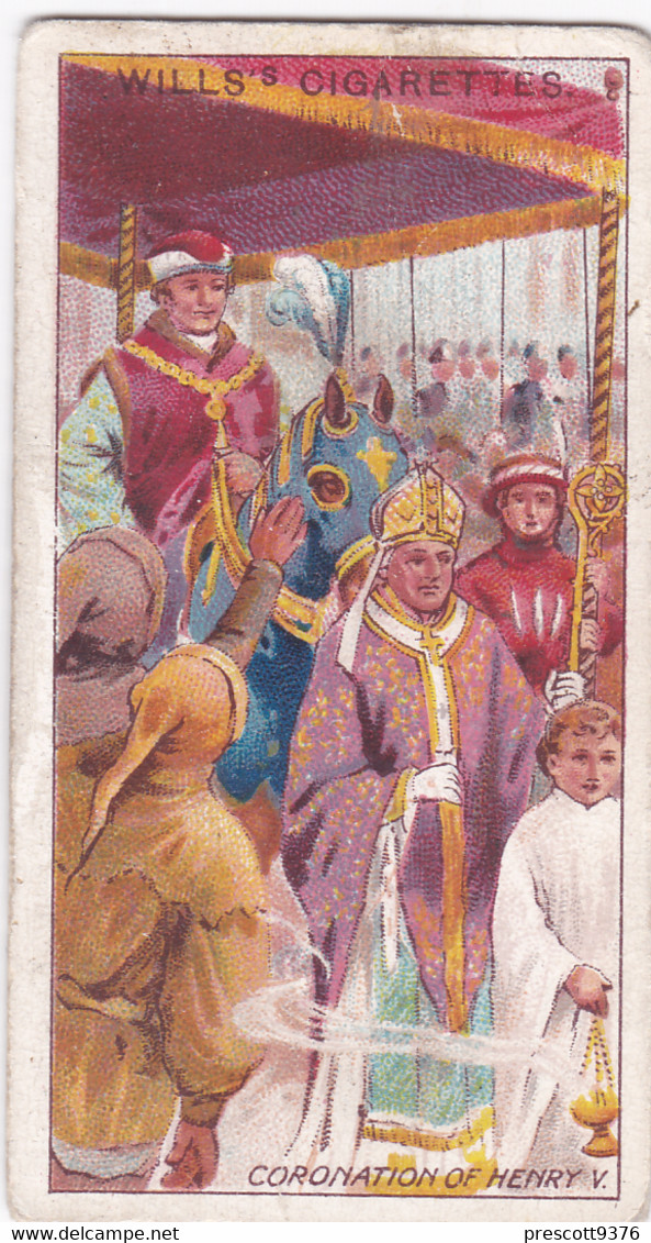 12 Henry V Coronation  - The Coronation Series 1911 -  Wills Cigarette Card - - Royalty - Wills