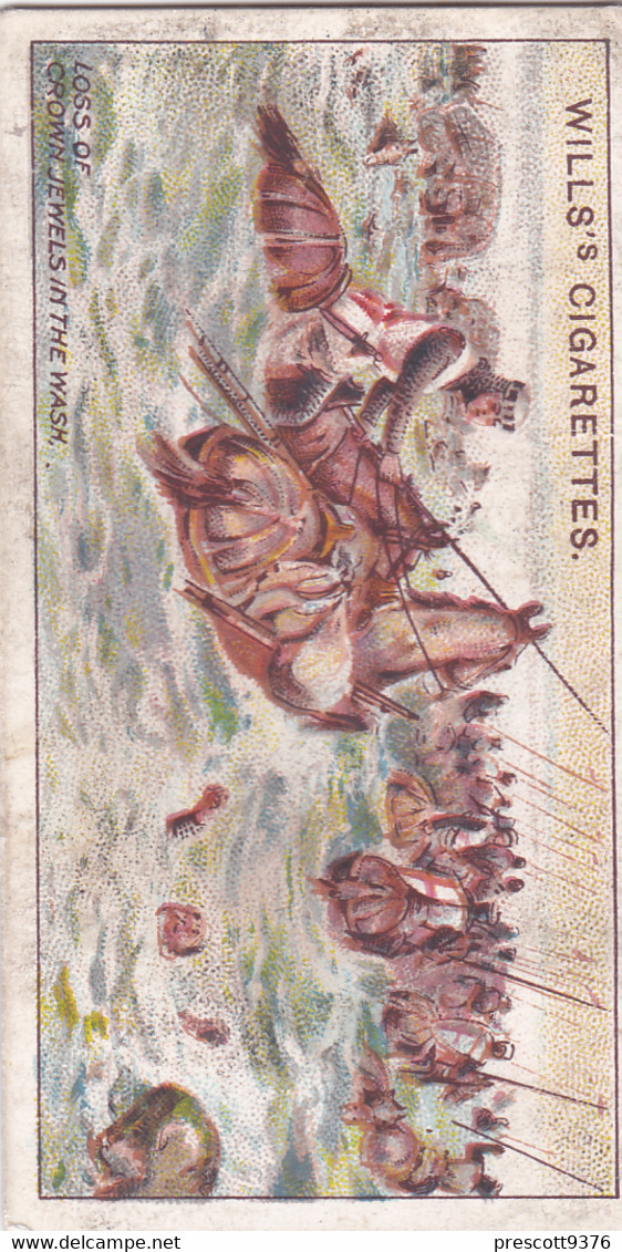 7 Johns Disaster In The Wash  - The Coronation Series 1911 -  Wills Cigarette Card - - Royalty - Wills