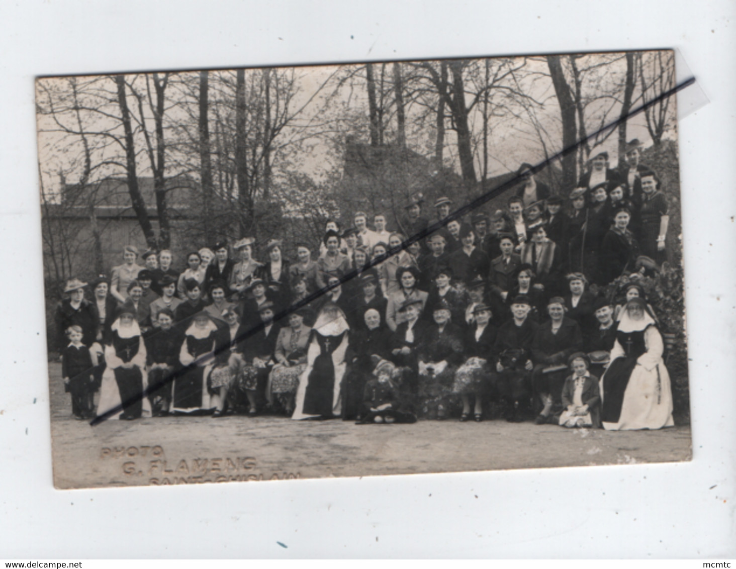 Carte Photo   -Photo G. Flameng - Saint Ghislain  -   Belgique - Saint-Ghislain