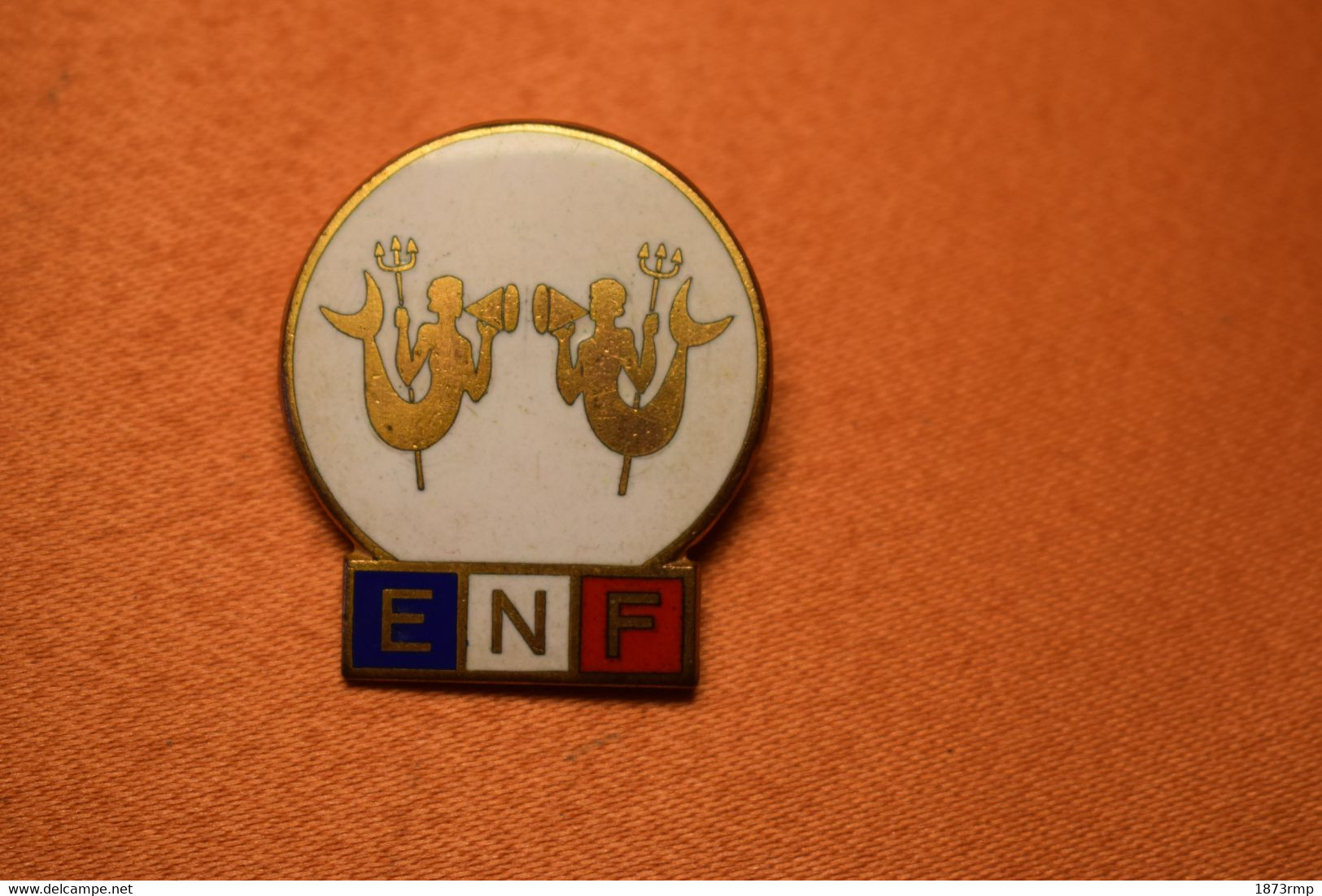 ANCIEN INSIGNE BREVET ECOLE  NATATION FRANÇAISE , TRITON 2 - Swimming