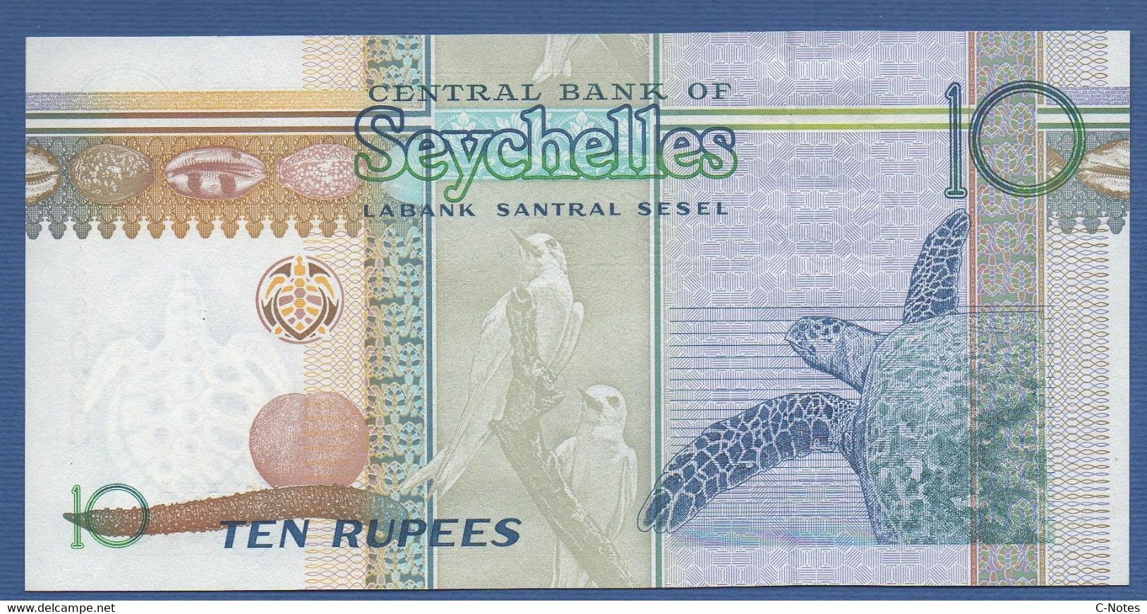 SEYCHELLES - P.36a – 10 RUPEES ND (1998) UNC Serie AD 429038 - Seychellen