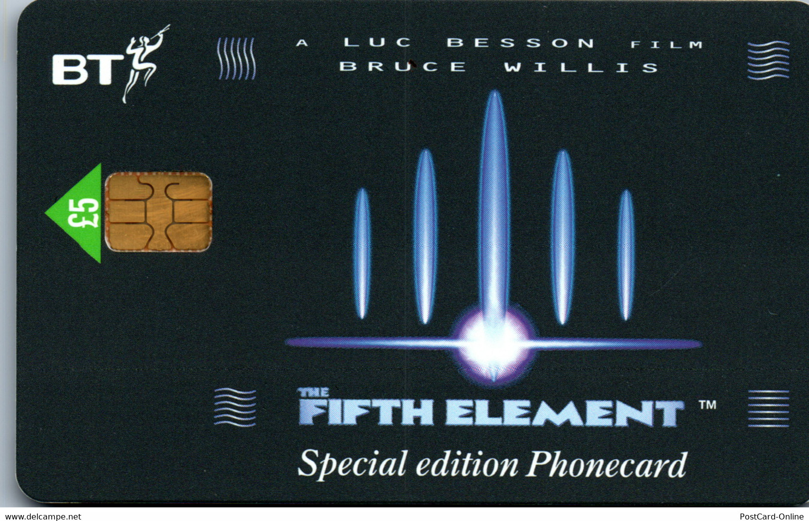 17492 - Großbritannien - Fifth Element , Bruce Willis , Multi Pass , Zorg - BT Promotional