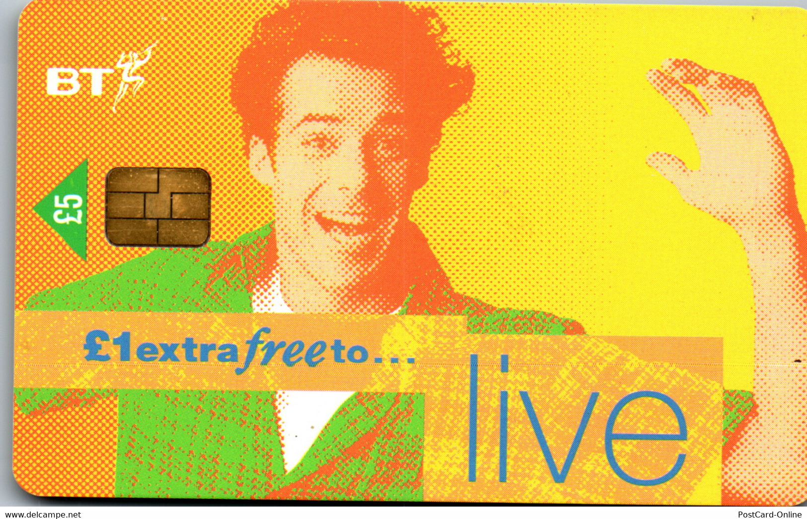 17589 - Großbritannien - BT Phonecard , Live - BT Cartes Mondiales (Prépayées)