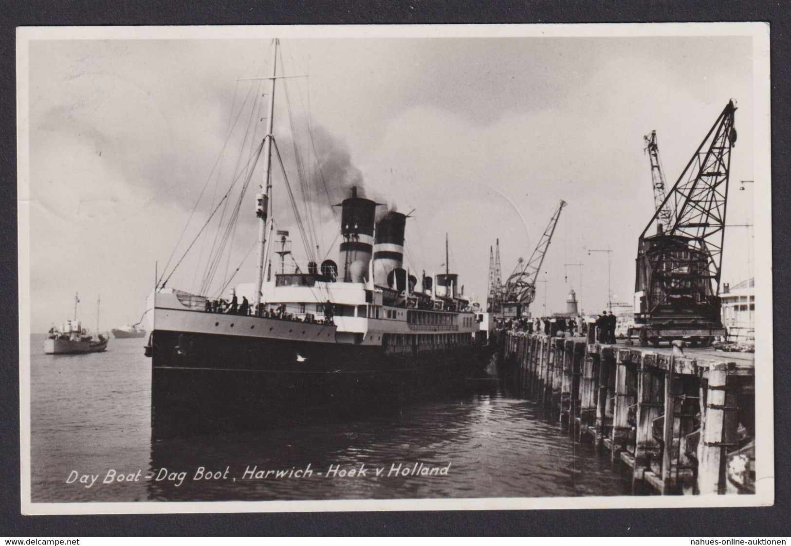 Ansichtskarte Harwich Hoek Van Holland Fähre Day Boat Dag Boot Ab Hoek V. - Autres & Non Classés