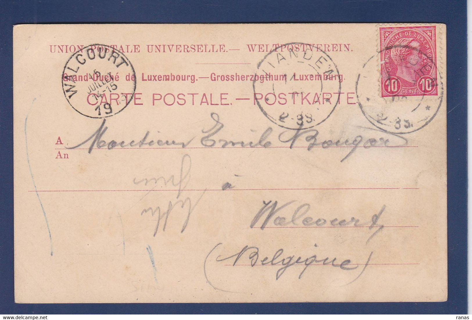 CPA Luxembourg > Luxembourg - Ville Gruss Litho Circulé - Luxemburg - Stadt