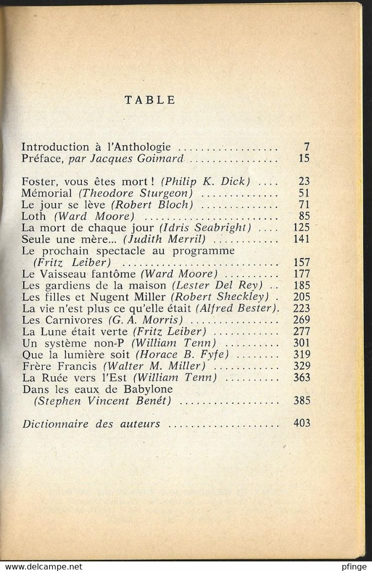 Histoires De Fins Du Monde - La Grande Anthologie De La Scence-fiction - Le Livre De Poche N°3767 - Livre De Poche