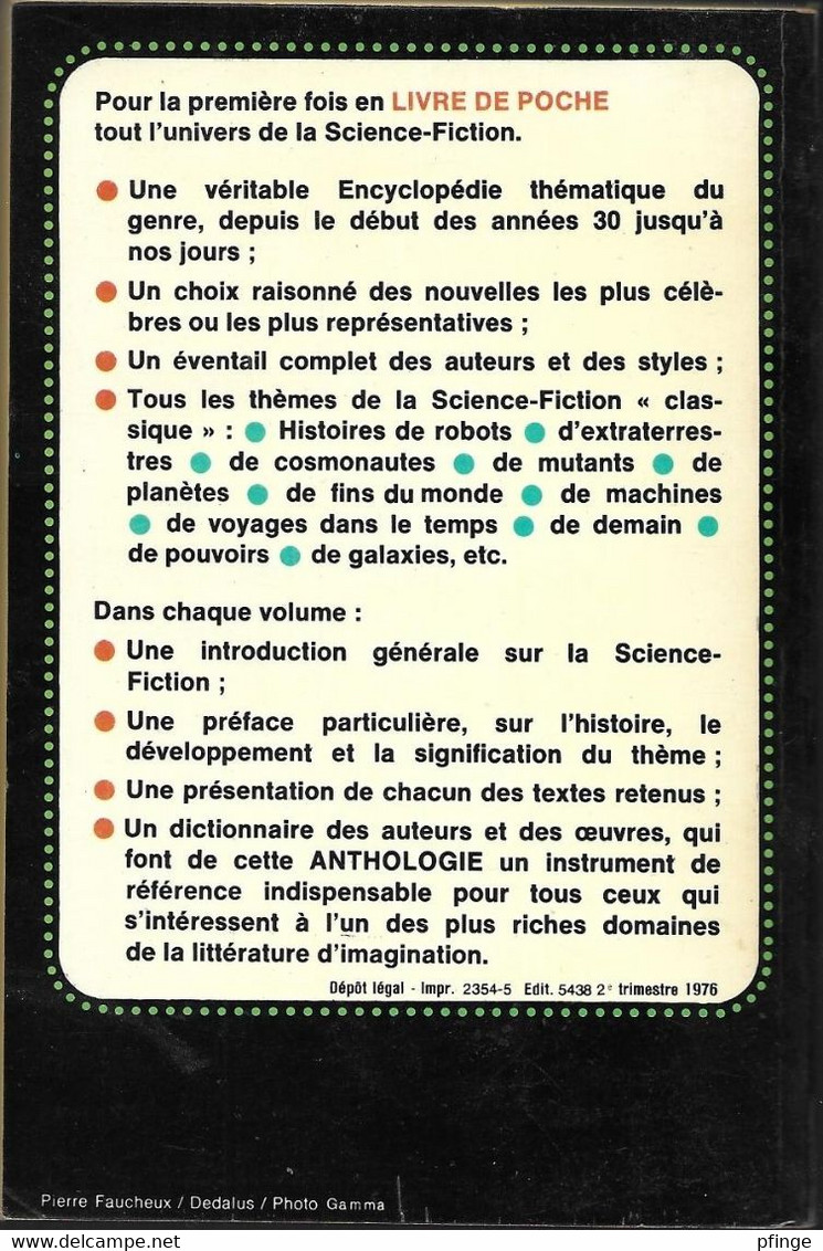 Histoires De Fins Du Monde - La Grande Anthologie De La Scence-fiction - Le Livre De Poche N°3767 - Livre De Poche