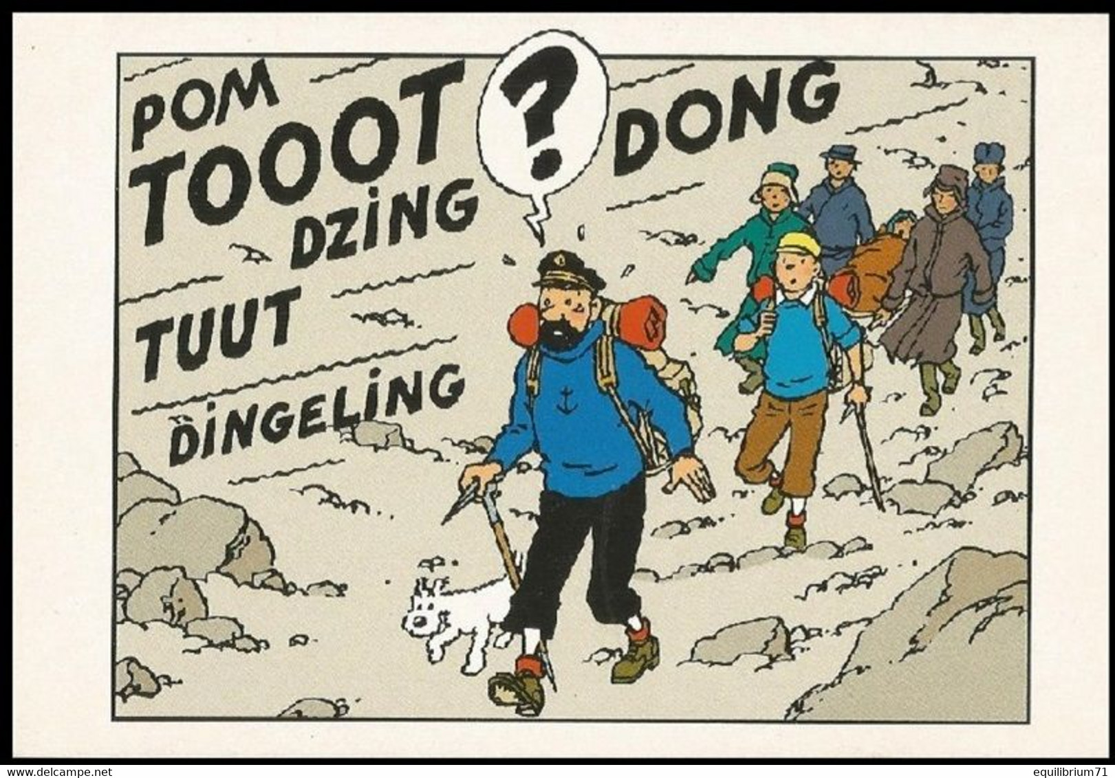 CP / PK - Milou / Bobbie - Haddock - Tintin Au / Kuifje In / Tim In / Tintin In - Tibet - Philabédés (comics)