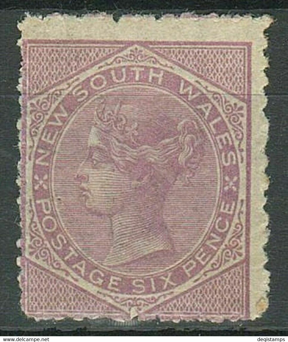 New South Wales 1871 ☀ 6 P.pale Lilac ☀ MH Stamp - Nuevos