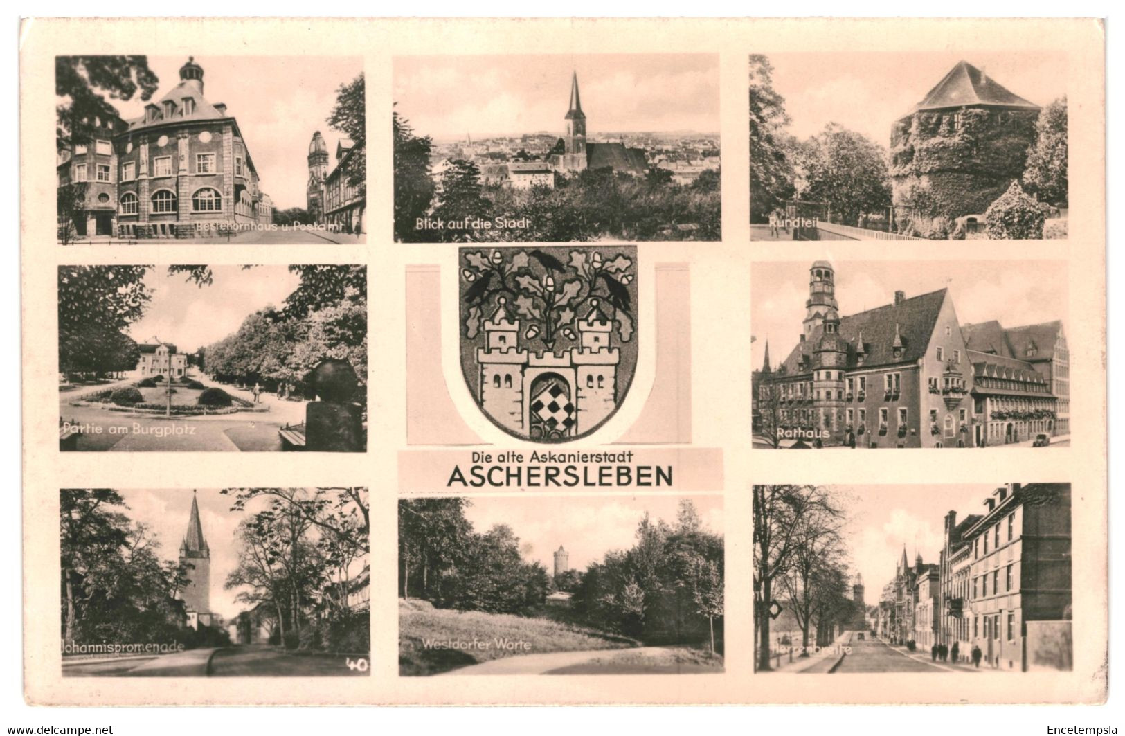 CPA-Carte Postale-Germany-Aschersleben- Multi Vues  VM38554 - Aschersleben