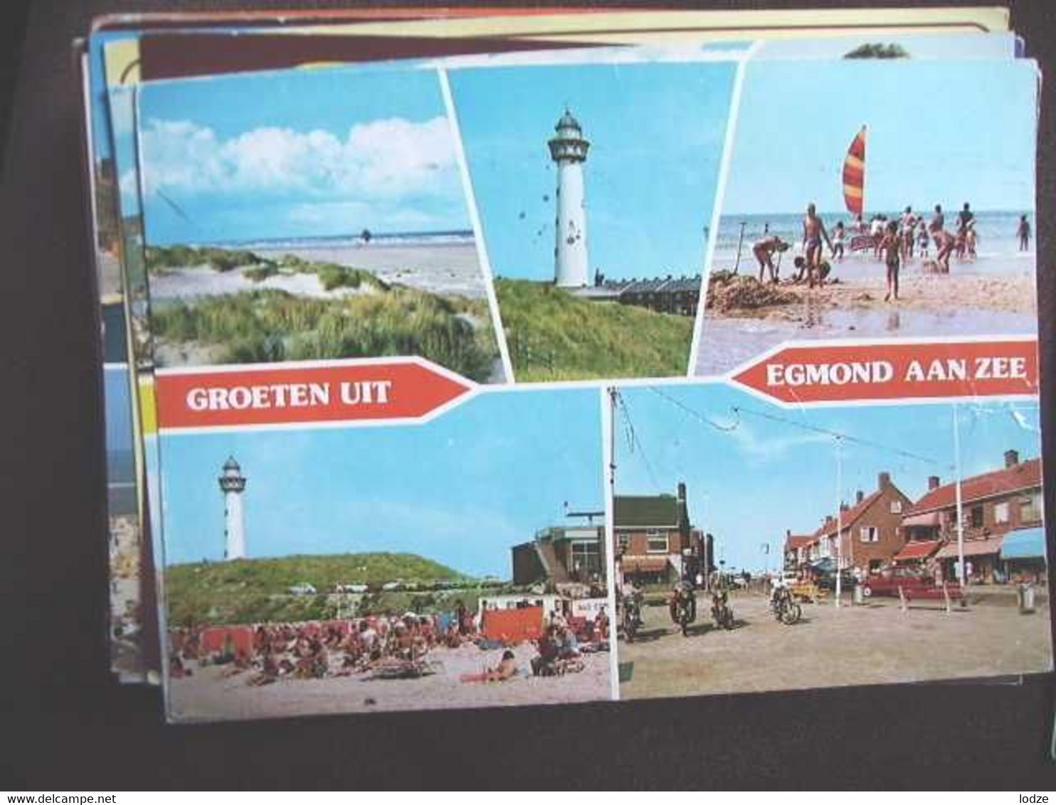 Nederland Holland Pays Bas Egmond Aan Zee Met Brommers En Vuurtorens - Egmond Aan Zee