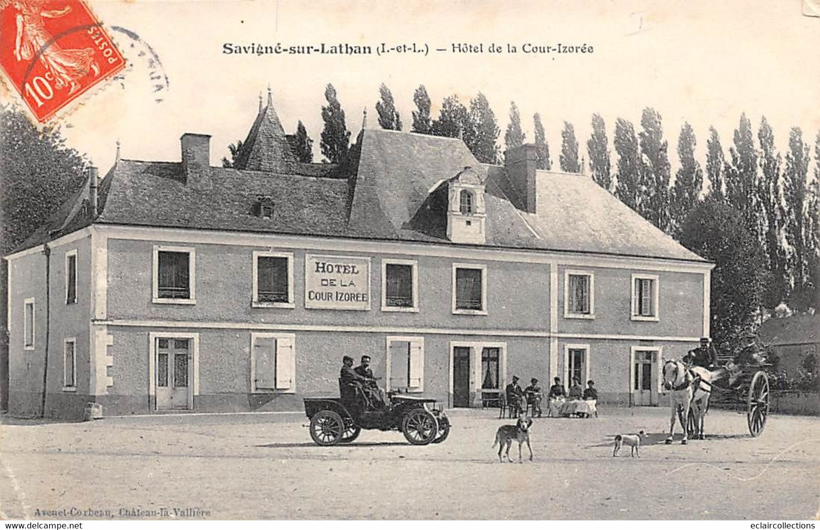 Savigné-sur-Lathan        37          Hôtel De La Cour Dorée  -  1  -      (voir Scan) - Autres & Non Classés
